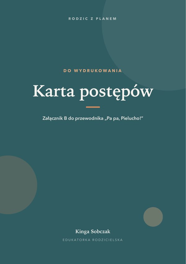 Okładka załącznika „Karta postępów na weekend i pierwszy tydzień”