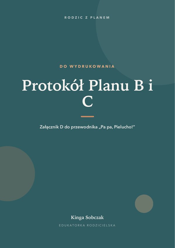 Okładka załącznika „Protokół Planu B i C na lodówkę”